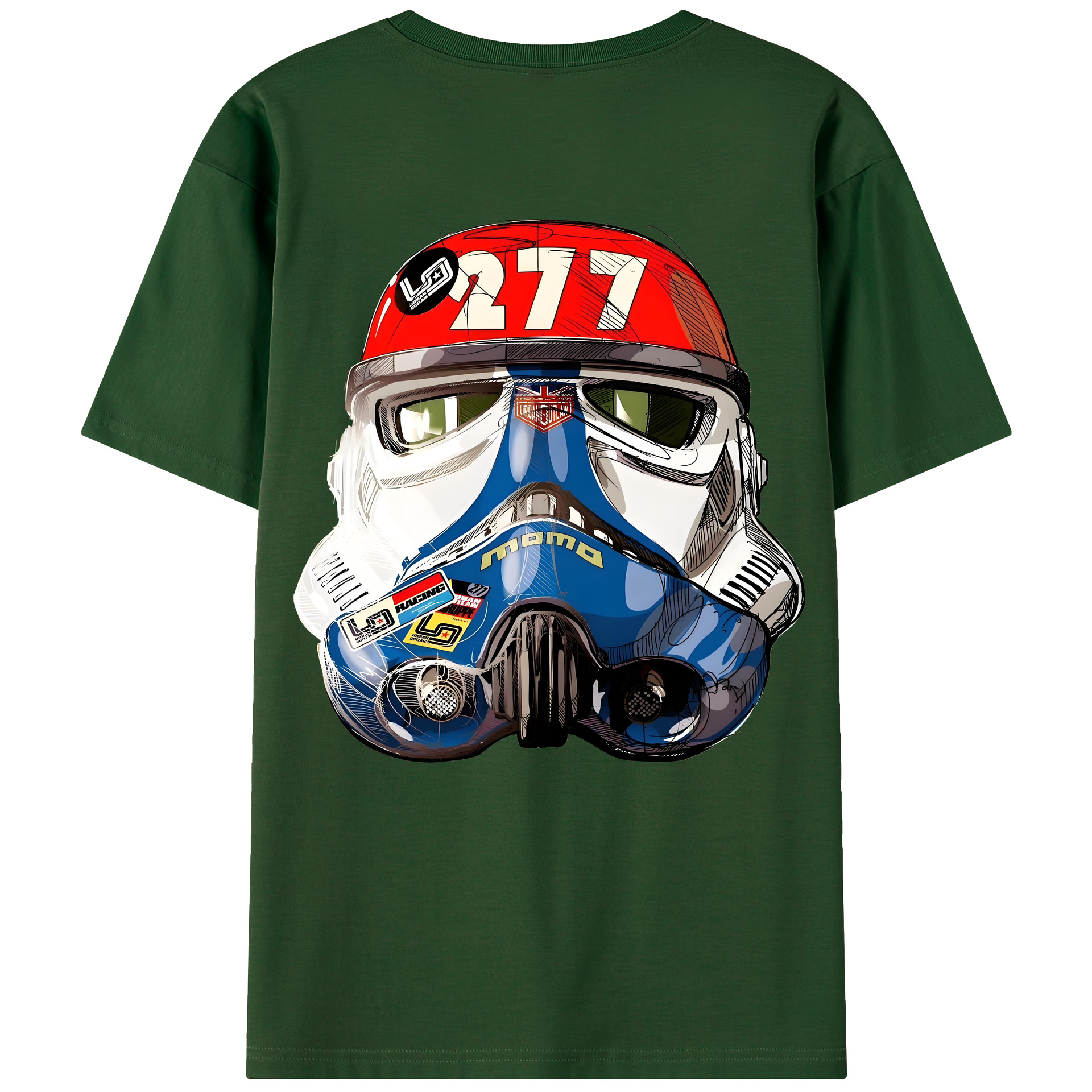 （画像用） スター・ウォーズ Star Wars 綿100％半袖Tシャツ（背面プリント）
